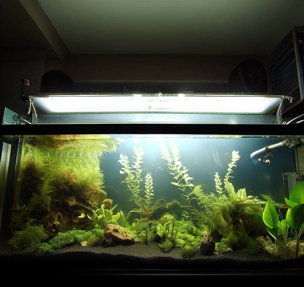 Planted aquarium lights that are bright