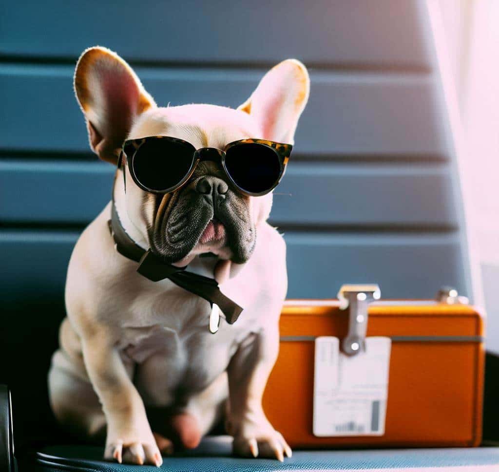 Cute French bulldog the Best Dog to Travel With