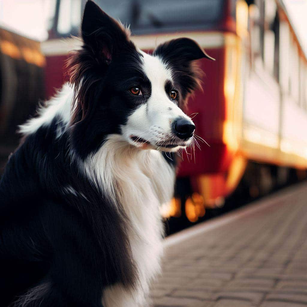 Border Collie is another one Best Dogs to Travel With