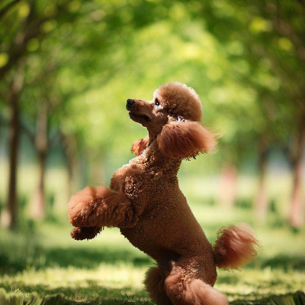 Dog Training Tips For Beginners: Poodle doing the rounds