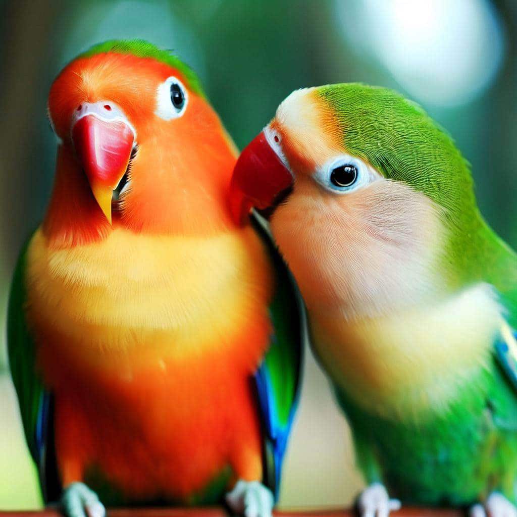 Lovebirds are another best birds for a pet contender