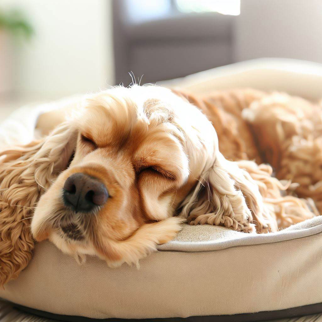 Best Companion Dogs: Beautiful Cocker Spaniel snoozing