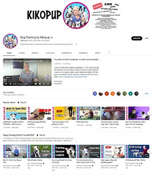 Best Online Dog Training Courses: Kikopup on YouTube