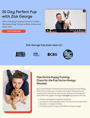 Best Online Dog Training Courses: Zak George's Dog Training Revolution