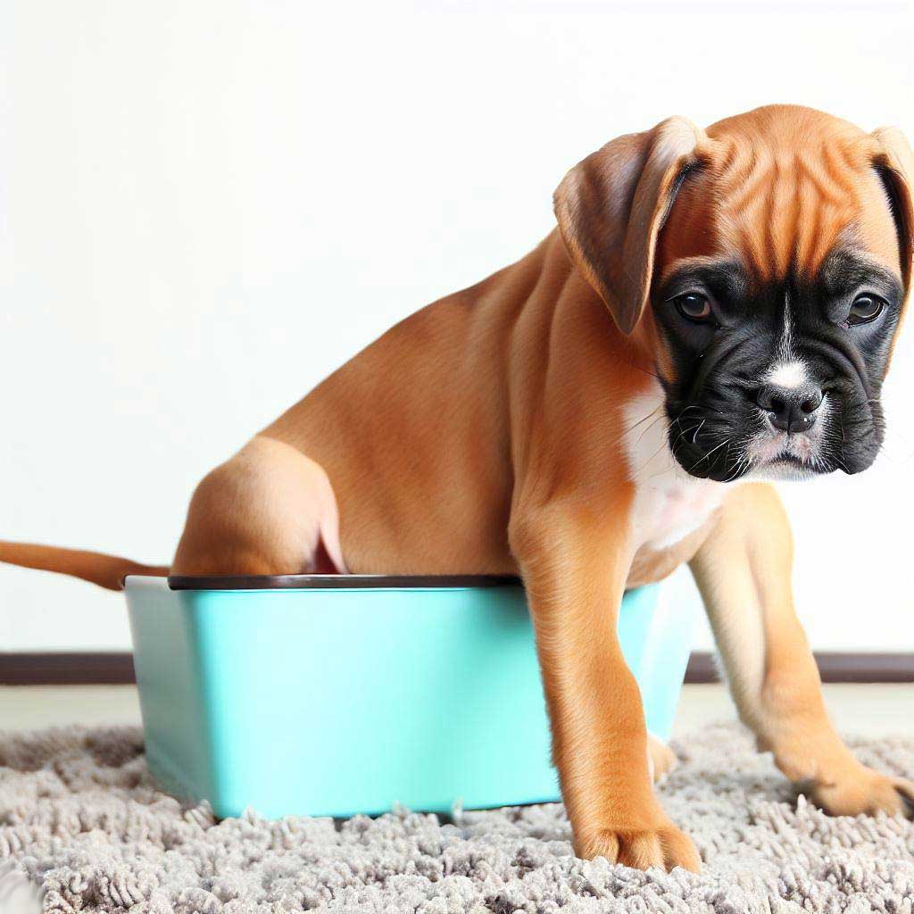 How To Crate Train A Puppy: Boxer puppy potty training