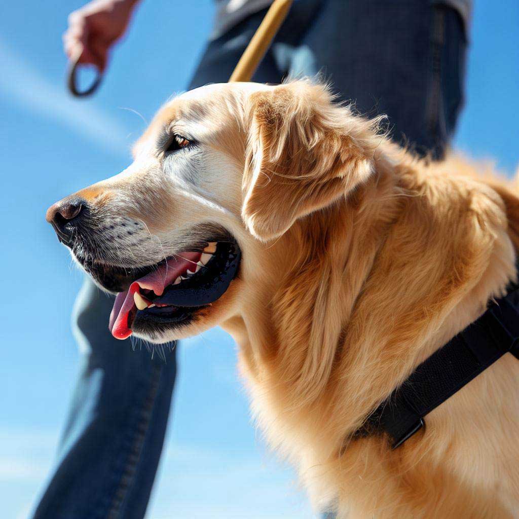 How to Train a Service Dog: Golden Retriever service dog